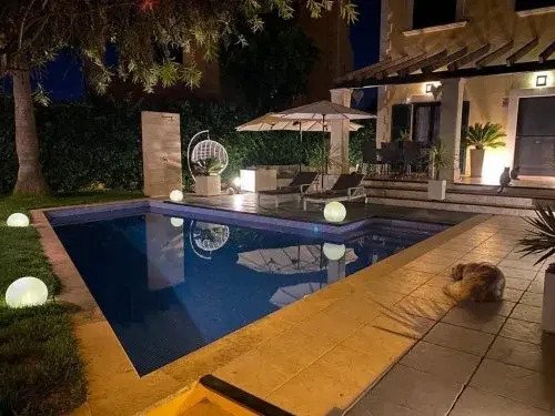 Mallorca - Exklusives Einfamilienhaus mit Meerblick vom Balkon und Pool!