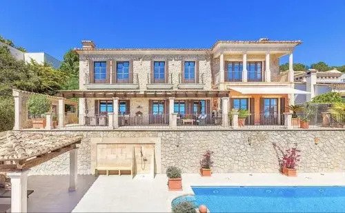 Mallorca - Exklusive Villa in Port Andratx mit Gäste Apartment und 2 Pools.