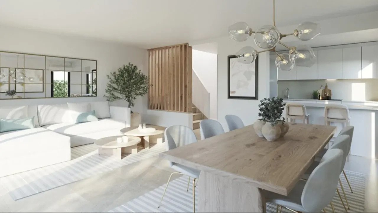 Zeitlose Eleganz: Moderne Neubau-Villa mit Garten, Pool und Meerblick